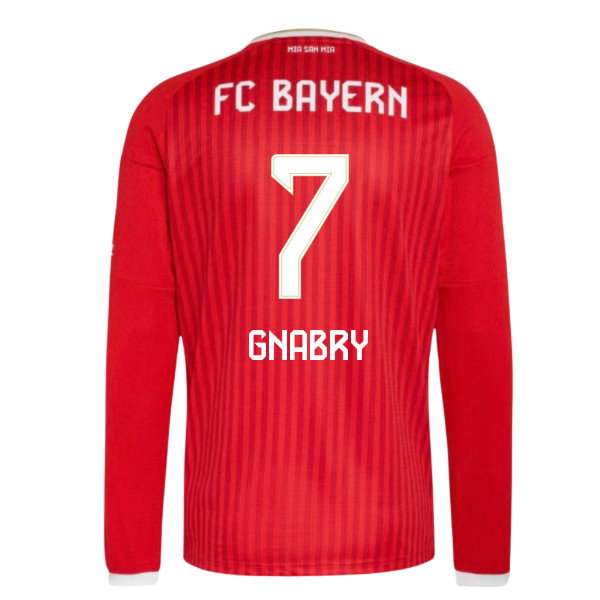 2026-2027 Bayern Munich Long Sleeve Home Shirt (Gnabry 7)