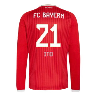 2026-2027 Bayern Munich Long Sleeve Home Shirt (Ito 21)