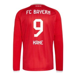 2026-2027 Bayern Munich Long Sleeve Home Shirt (Kane 9)