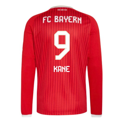 2026-2027 Bayern Munich Long Sleeve Home Shirt (Kane 9)