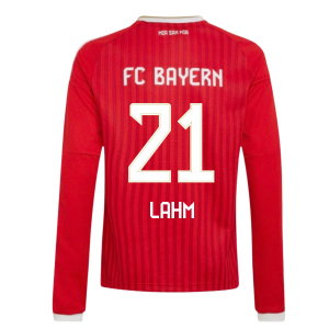 2026-2027 Bayern Munich Long Sleeve Home Shirt (Kids) (Lahm 21)