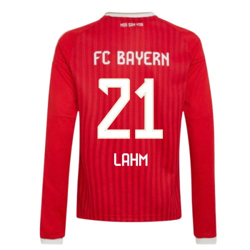 2026-2027 Bayern Munich Long Sleeve Home Shirt (Kids) (Lahm 21)