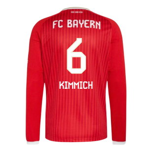 2026-2027 Bayern Munich Long Sleeve Home Shirt (Kimmich 6)