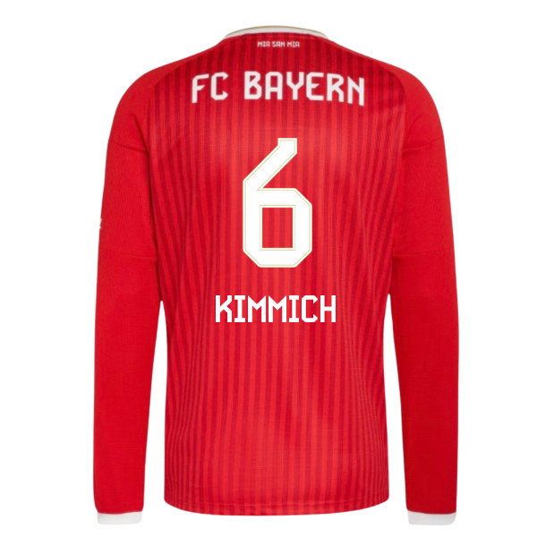 2026-2027 Bayern Munich Long Sleeve Home Shirt (Kimmich 6)