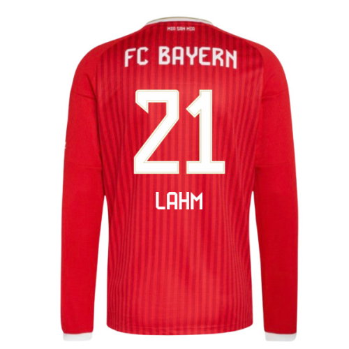 2026-2027 Bayern Munich Long Sleeve Home Shirt (Lahm 21)