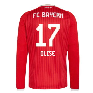 2026-2027 Bayern Munich Long Sleeve Home Shirt (Olise 17)