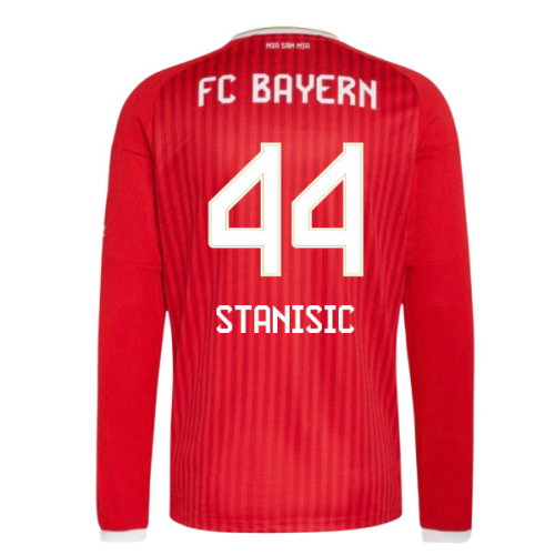 2026-2027 Bayern Munich Long Sleeve Home Shirt (Stanisic 44)