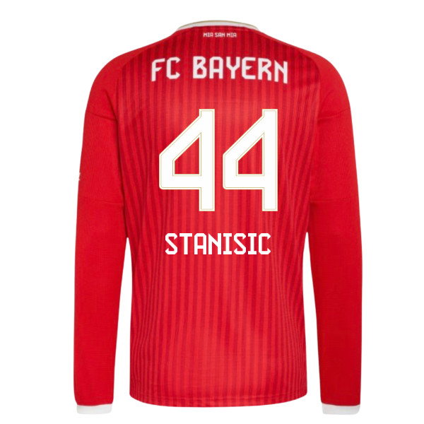 2026-2027 Bayern Munich Long Sleeve Home Shirt (Stanisic 44)