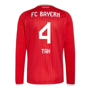 2026-2027 Bayern Munich Long Sleeve Home Shirt (Tah 4)