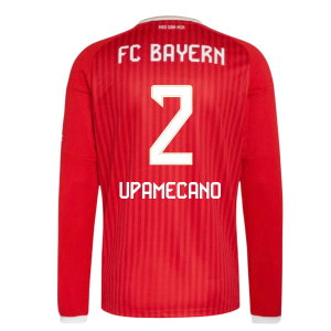 2026-2027 Bayern Munich Long Sleeve Home Shirt (Upamecano 2)