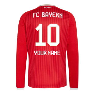 2026-2027 Bayern Munich Long Sleeve Home Shirt (Your Name)