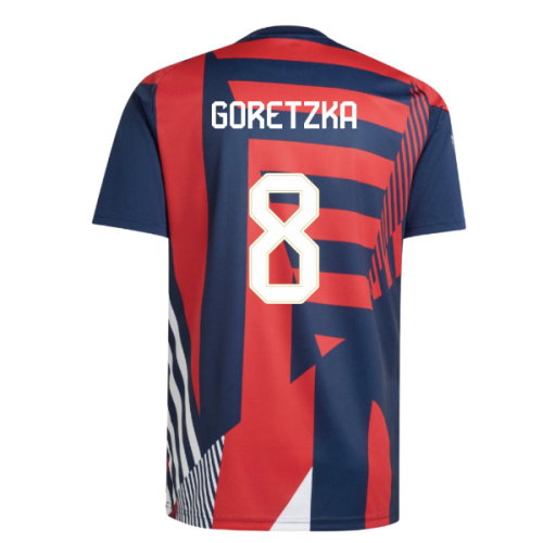 2026-2027 Bayern Munich Pre-Match Shirt (Night Indigo) (Goretzka 8)