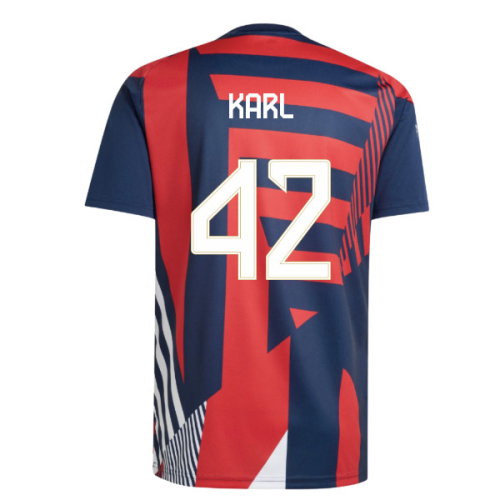 2026-2027 Bayern Munich Pre-Match Shirt (Night Indigo) (Karl 42) 2026-2027 Bayern Munich Pre-Match Shirt (Night Indigo) (Karl 42)