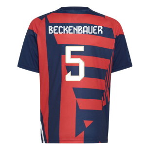 2026-2027 Bayern Munich Pre-Match Shirt (Night Indigo) - Kids (Beckenbauer 5)