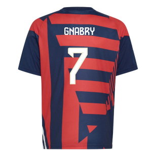 2026-2027 Bayern Munich Pre-Match Shirt (Night Indigo) - Kids (Gnabry 7)