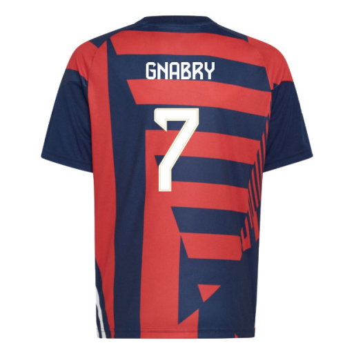 2026-2027 Bayern Munich Pre-Match Shirt (Night Indigo) - Kids (Gnabry 7)