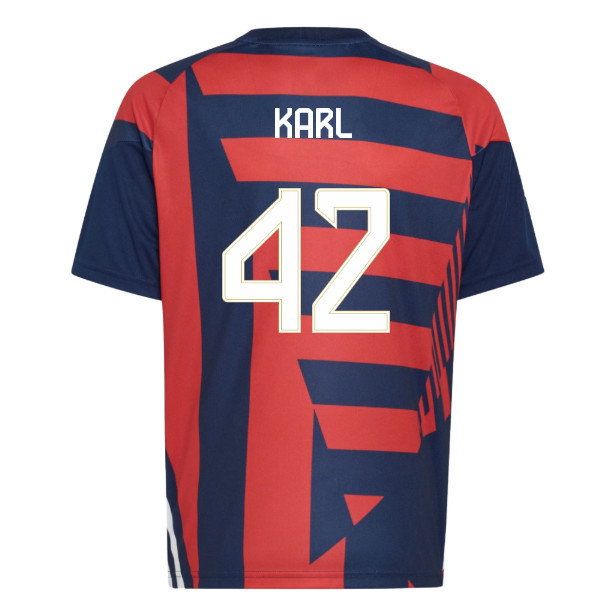 2026-2027 Bayern Munich Pre-Match Shirt (Night Indigo) - Kids (Karl 42)