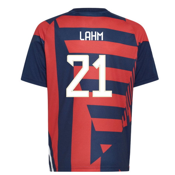 2026-2027 Bayern Munich Pre-Match Shirt (Night Indigo) - Kids (Lahm 21)