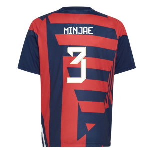 2026-2027 Bayern Munich Pre-Match Shirt (Night Indigo) - Kids (Minjae 3)