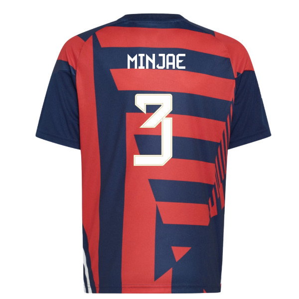 2026-2027 Bayern Munich Pre-Match Shirt (Night Indigo) - Kids (Minjae 3)