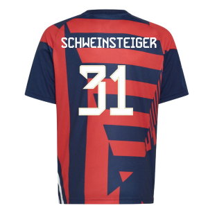 2026-2027 Bayern Munich Pre-Match Shirt (Night Indigo) - Kids (Schweinsteiger 31)