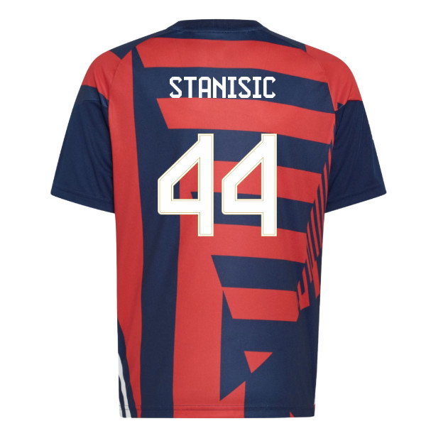 2026-2027 Bayern Munich Pre-Match Shirt (Night Indigo) - Kids (Stanisic 44)