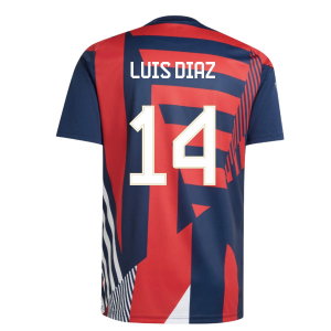 2026-2027 Bayern Munich Pre-Match Shirt (Night Indigo) (Luis Diaz 14)