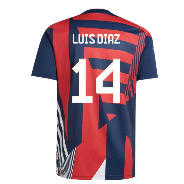 2026-2027 Bayern Munich Pre-Match Shirt (Night Indigo) (Luis Diaz 14)