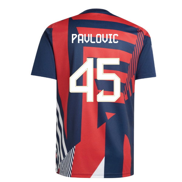 2026-2027 Bayern Munich Pre-Match Shirt (Night Indigo) (Pavlovic 45)