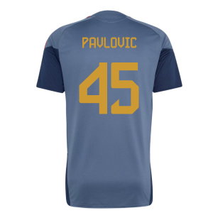 2026-2027 Bayern Munich Training Jersey (Preloved Ink) (Pavlovic 45)