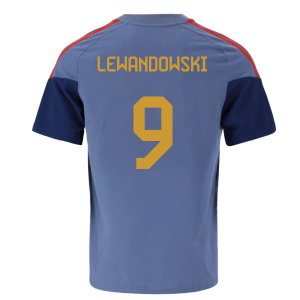 2026-2027 Bayern Munich Training Tee (Preloved Ink) (Lewandowski 9)