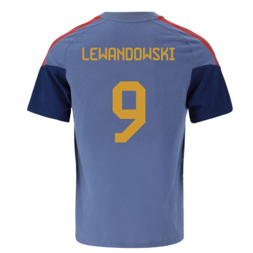 2026-2027 Bayern Munich Training Tee (Preloved Ink) (Lewandowski 9)