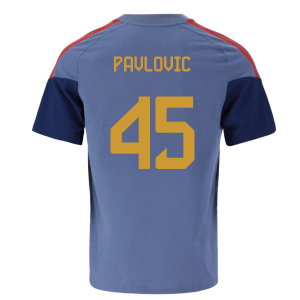 2026-2027 Bayern Munich Training Tee (Preloved Ink) (Pavlovic 45)