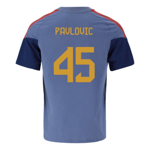 2026-2027 Bayern Munich Training Tee (Preloved Ink) (Pavlovic 45)