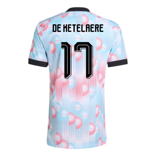 2026-2027 Belgium Authentic Away Shirt (De Ketelaere 17)