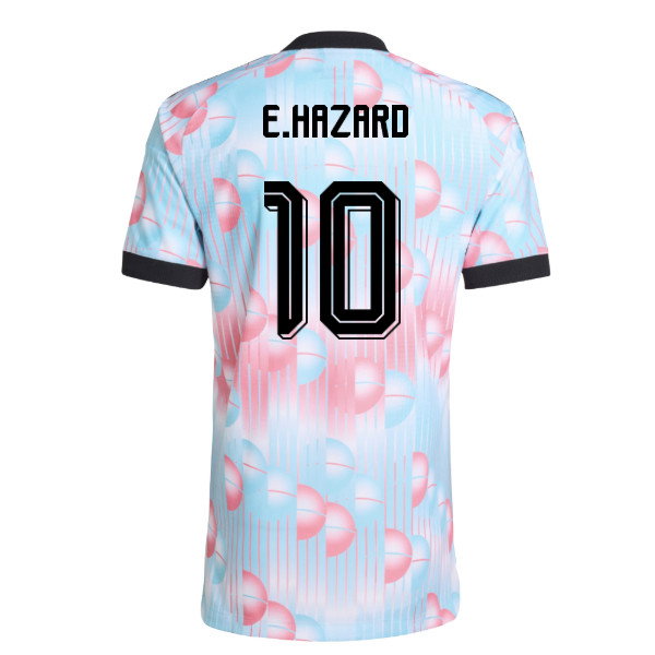 2026-2027 Belgium Authentic Away Shirt (E.Hazard 10)