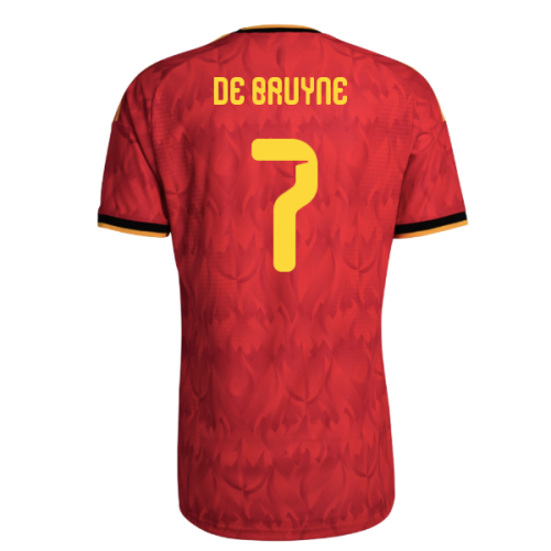 2026-2027 Belgium Authentic Home Shirt (De Bruyne 7)