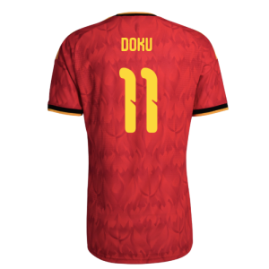 2026-2027 Belgium Authentic Home Shirt (Doku 11)