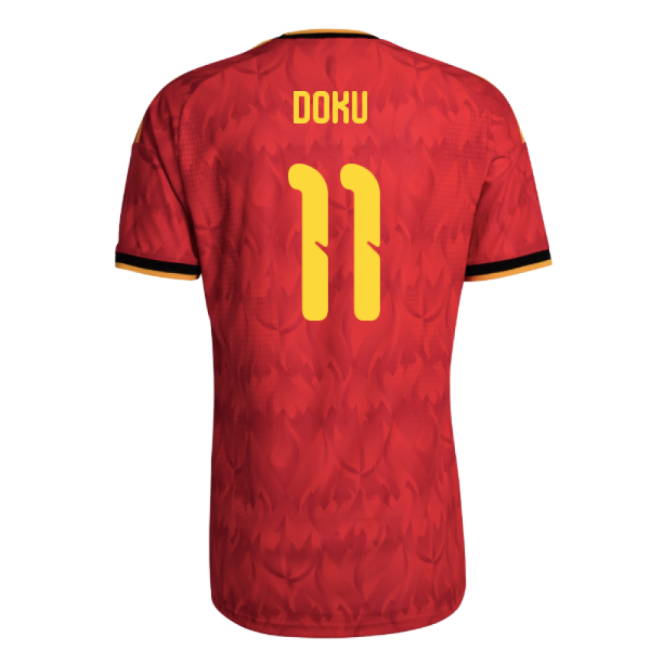 2026-2027 Belgium Authentic Home Shirt (Doku 11)