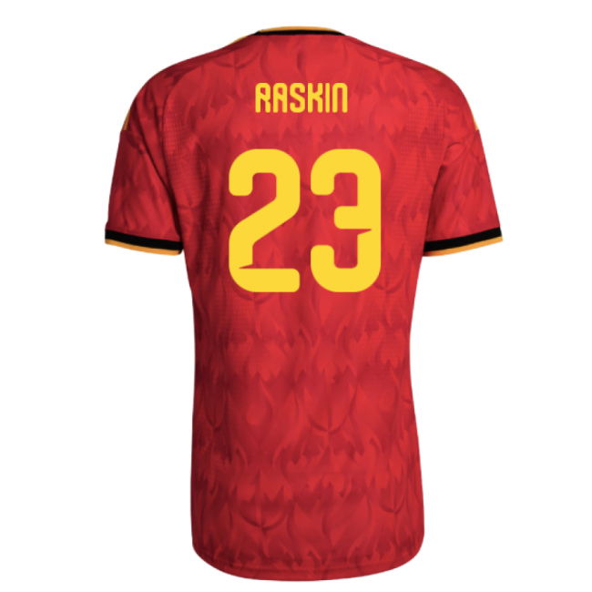 2026-2027 Belgium Authentic Home Shirt (Raskin 23)