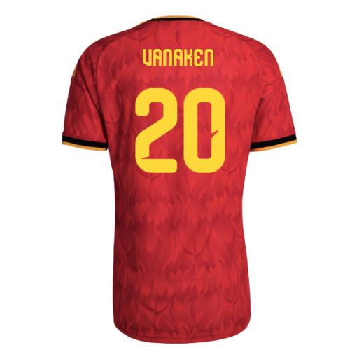 2026-2027 Belgium Authentic Home Shirt (Vanaken 20)