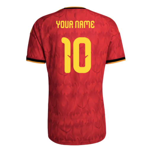 2026-2027 Belgium Authentic Home Shirt (Your Name)