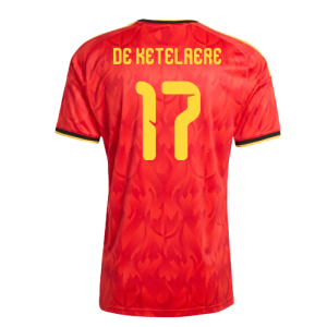 2026-2027 Belgium Home Shirt (De Ketelaere 17)