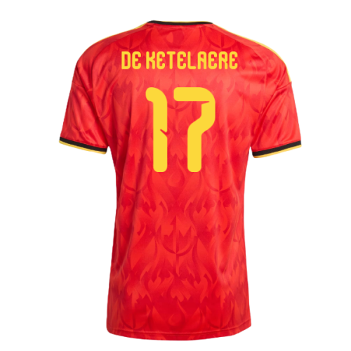 2026-2027 Belgium Home Shirt (De Ketelaere 17)