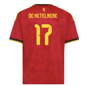 2026-2027 Belgium Home Shirt (Kids) (De Ketelaere 17)