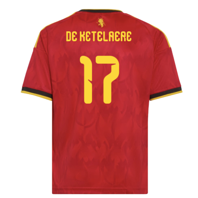 2026-2027 Belgium Home Shirt (Kids) (De Ketelaere 17)