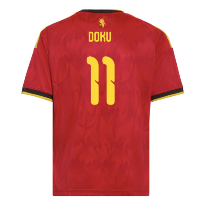 2026-2027 Belgium Home Shirt (Kids) (Doku 11)