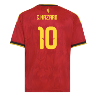 2026-2027 Belgium Home Shirt (Kids) (E.Hazard 10)