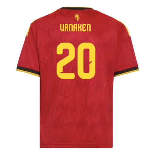 2026-2027 Belgium Home Shirt (Kids) (Vanaken 20)