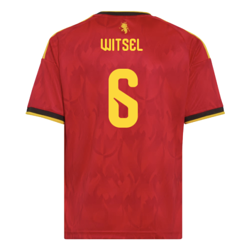 2026-2027 Belgium Home Shirt (Kids) (Witsel 6) 2026-2027 Belgium Home Shirt (Kids) (Witsel 6)